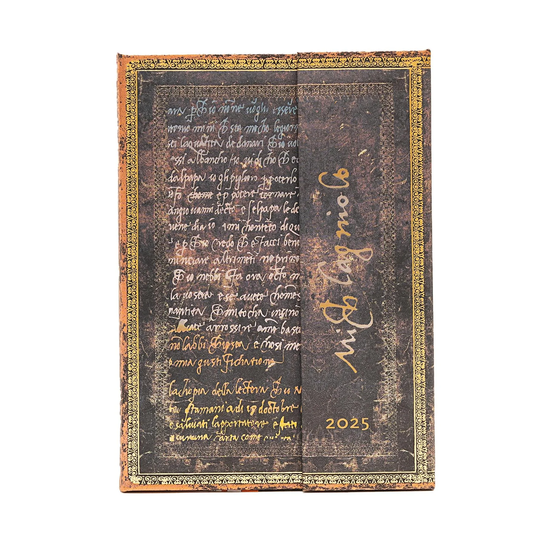 Paperblanks Планер Michelangelo, Midi, Verso, твърда корица, 80 листа, за 2025 година