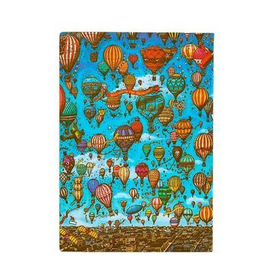 Paperblanks Тефтер Balloon Festival, Midi, мека корица, 88 листа