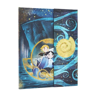 Paperblanks Тефтер Song of the Sea, Ultra, широки редове, твърда корица, 72 листа