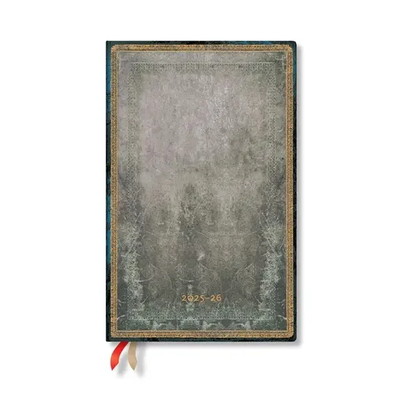 Paperblanks Планер Dove Grey, Maxi, вертикален, твърда корица, 104 листа, за 2025-2026 година