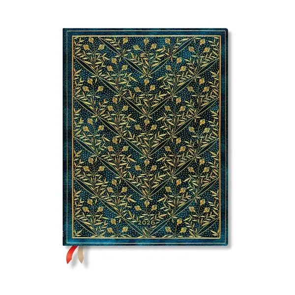 Paperblanks Планер Wildflower Song, Ultra, хоризонтален, твърда корица, 80 листа, за 2026 година