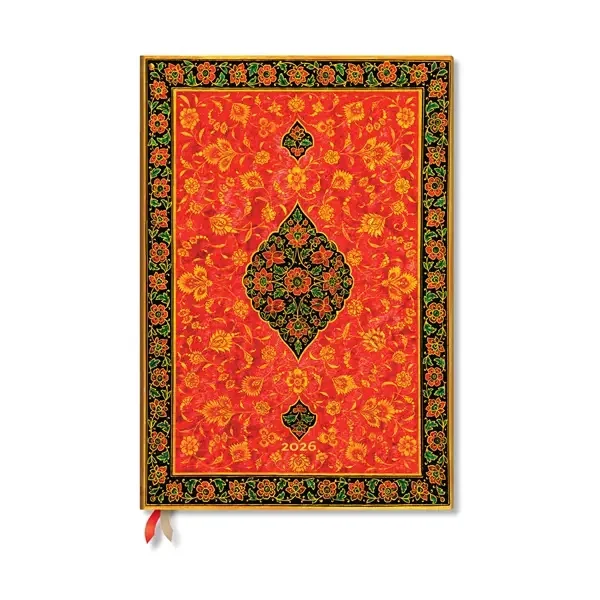 Paperblanks Планер Layla, Grande, вертикален, твърда корица, 80 листа, за 2026 година