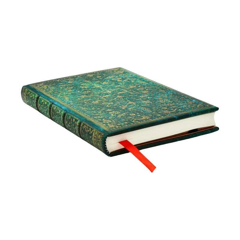 Paperblanks Тефтер Emerald Flower, Mini, нелиниран, твърда корица, 88 листа