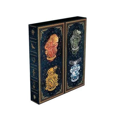 Paperblanks Подаръчен комплект Gryffindor, тефтер Midi, книгоразделител и молив