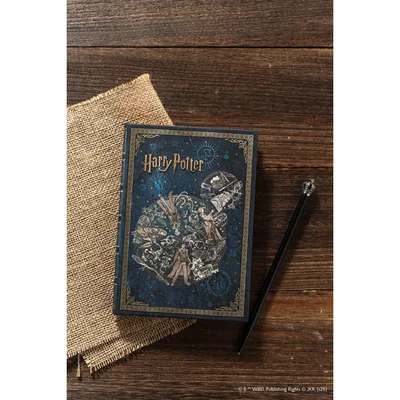 Paperblanks Тефтер Legends of Hogwarts, Ultra, широки редове, твърда корица, 72 листа