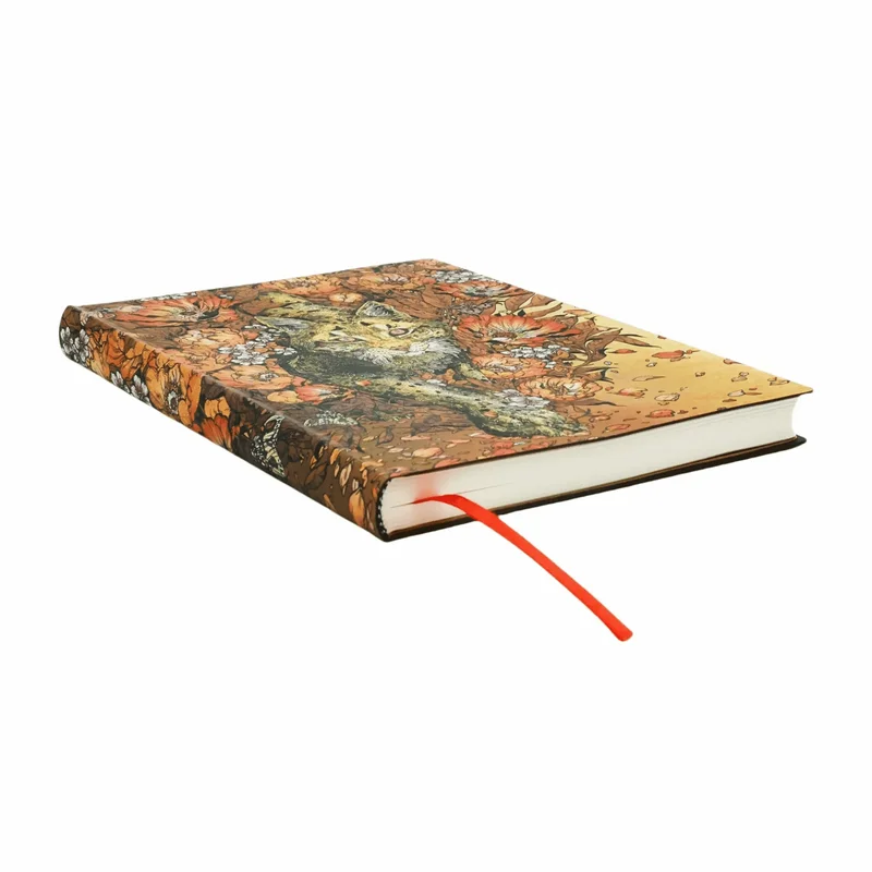 Paperblanks Тефтер Lynx Rising, Midi, мека корица, нелиниран, 88 листа