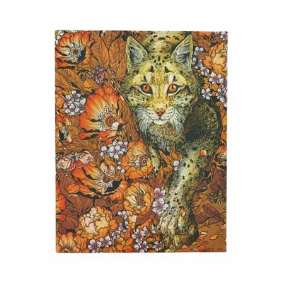 Paperblanks Тефтер Lynx Rising, Ultra, мека корица, широки редове, 88 листа