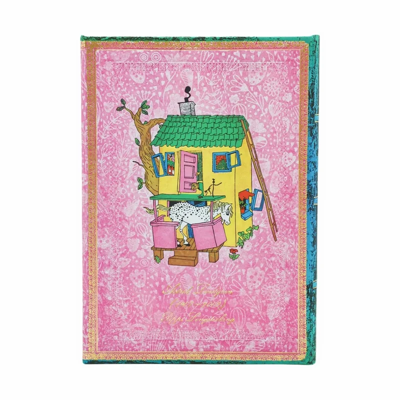 Paperblanks Тефтер Pippi Longstocking, Ultra, нелиниран, твърда корица, 72 листа