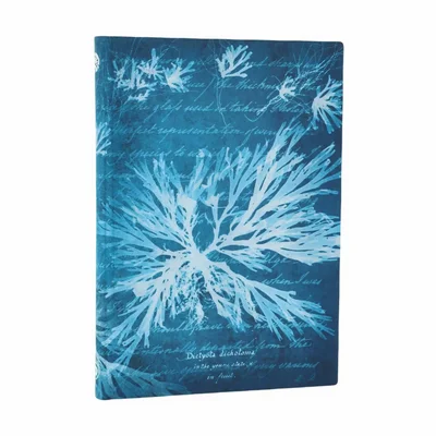 Paperblanks Тефтер Sea Flowers, Ultra, мека корица, нелиниран, 88 листа