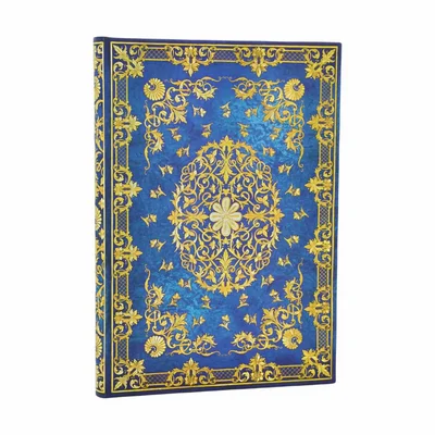 Paperblanks Тефтер Silk Sky, Ultra, широки редове, твърда корица, 72 листа