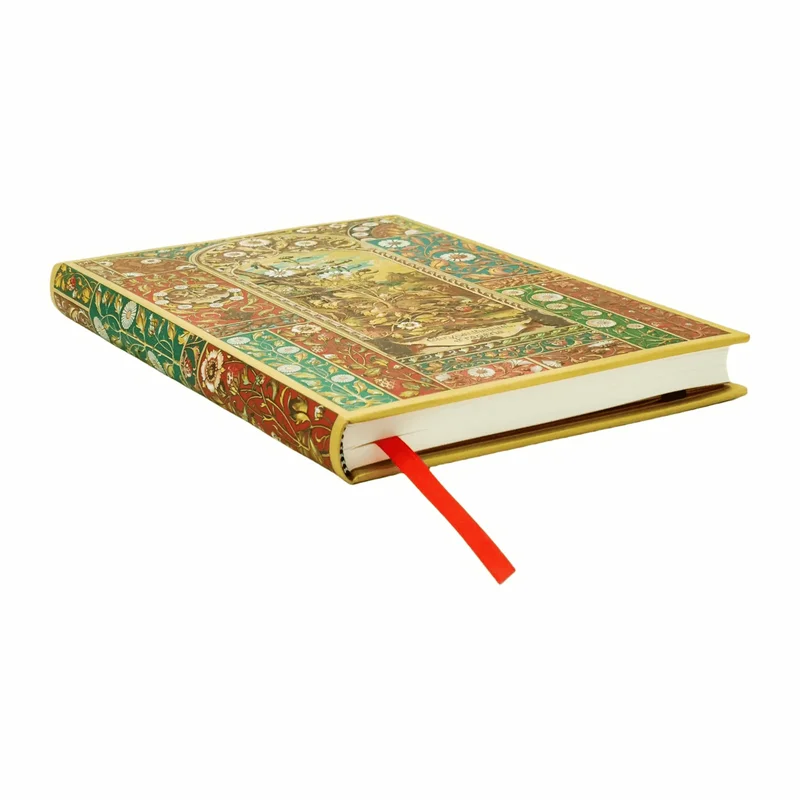 Paperblanks Тефтер Viennese Fruit, Midi, широки редове, твърда корица, 72 листа