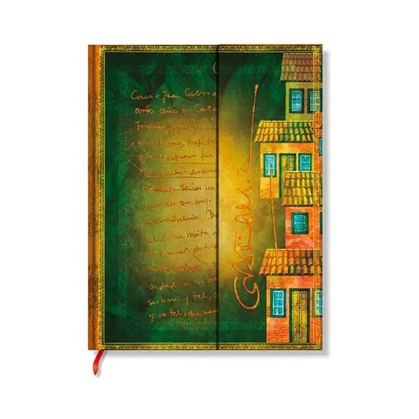 Paperblanks Тефтер Garcia Marquez, Midi, широки редове, твърда корица, 72 листа
