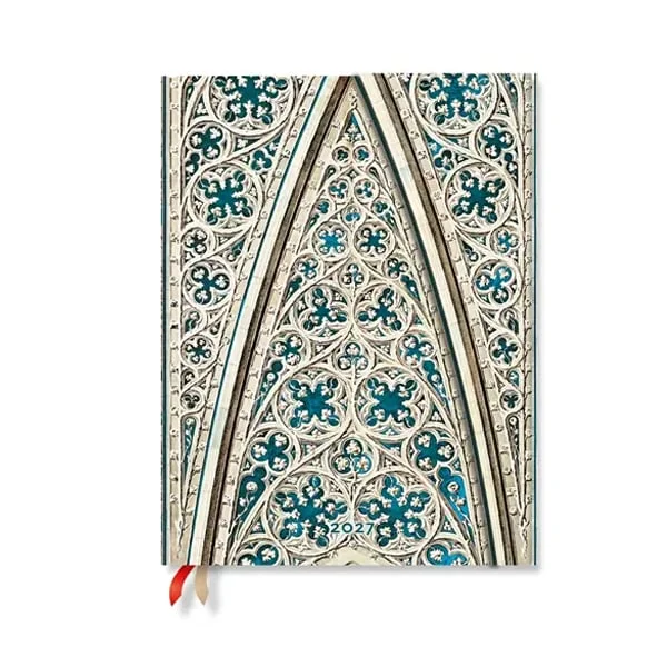 Paperblanks Планер Duomo di Milano, Ultra, хоризонтален, твърда корица, 88 листа, за 2027 година