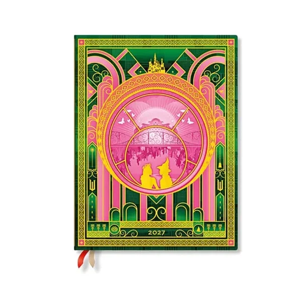 Paperblanks Планер The magic of Wicked, Ultra, вертикален, твърда корица, 88 листа, за 2027 година