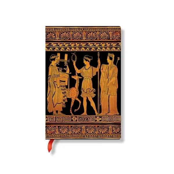 Paperblanks Планер Gathering of Deities, Mini, хоризонтален, мека корица, 88 листа, за 2027 година