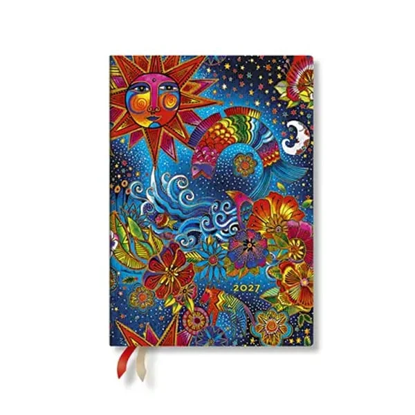 Paperblanks Планер Celestial Magic, Midi, хоризонтален, мека корица, 88 листа, за 2027 година