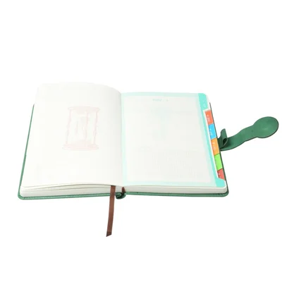Office 1 Планер Simple Life, A5, с дати, с магнитно закопчаване, сив, за 2027 година