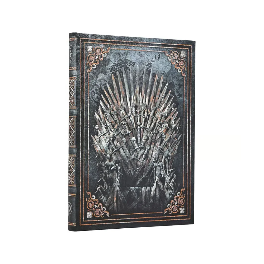 Paperblanks Тефтер Game of Thrones, Midi, твърда корица, широки редове, 72 листа