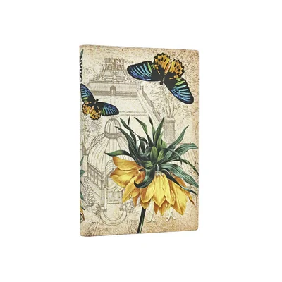 Paperblanks Тефтер Golden Fritillaria, Midi, мека корица, широки редове, 104 листа