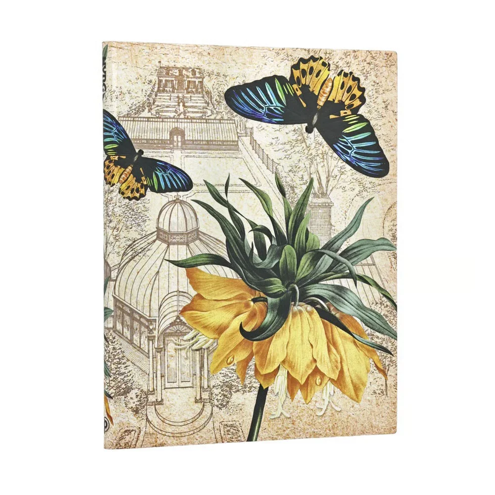 Paperblanks Тефтер Golden Fritillaria, Ultra, мека корица, широки редове, 88 листа