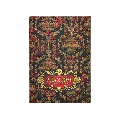 Paperblanks Тефтер Masked Melody, Midi, твърда корица, 72 листа