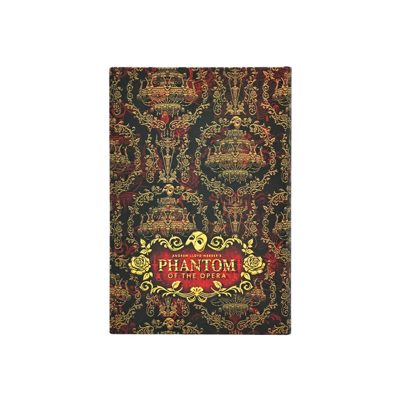 Paperblanks Тефтер Masked Melody, Mini, твърда корица, широки редове, 88 листа