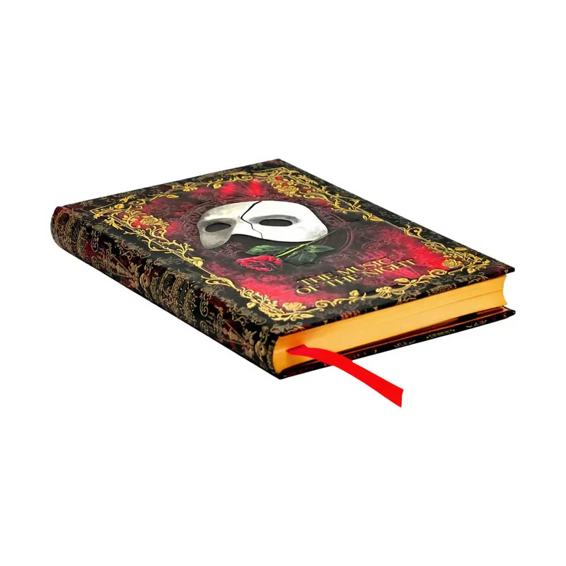 Paperblanks Тефтер Masked Melody, Mini, твърда корица, широки редове, 88 листа