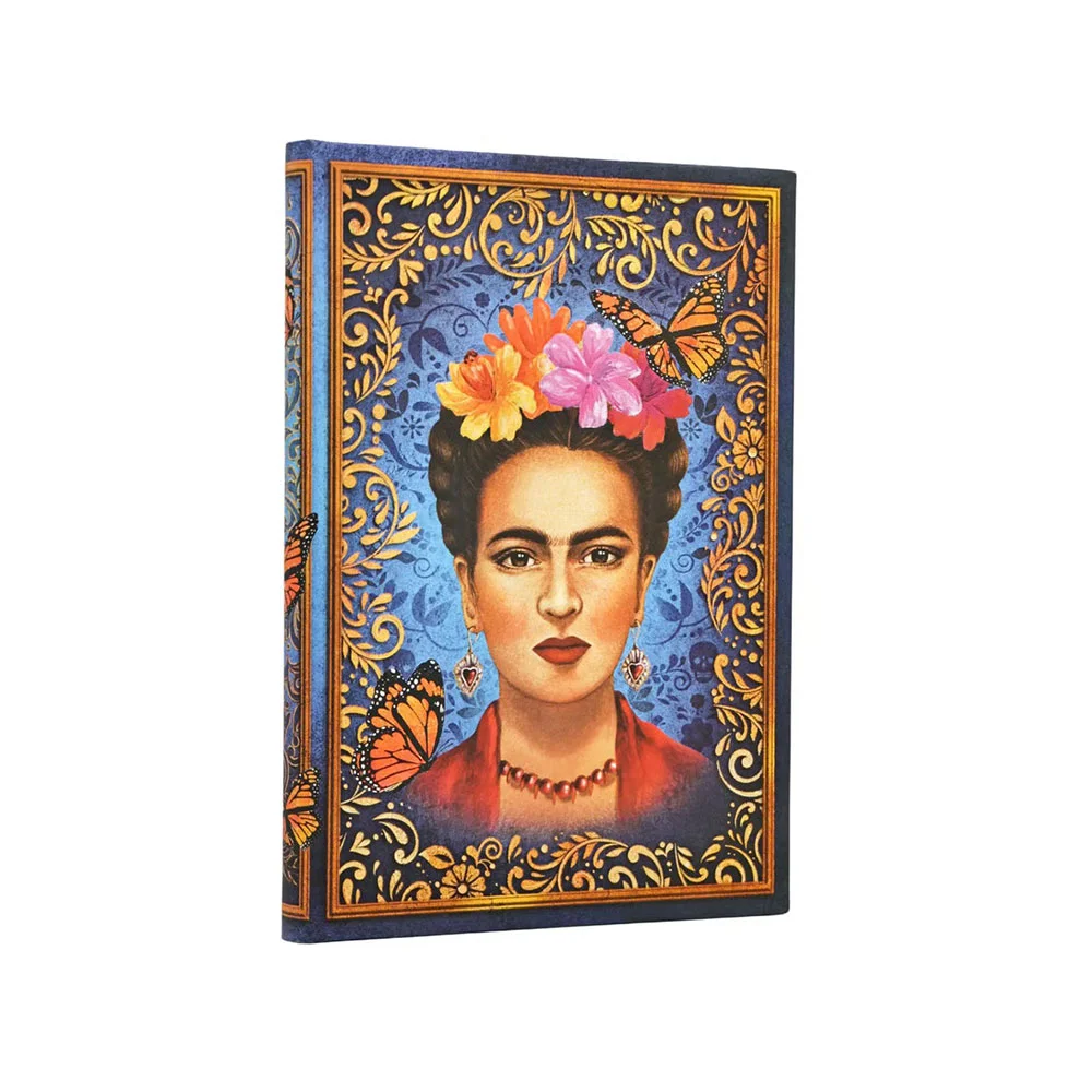 Paperblanks Тефтер Viva Frida, Midi, твърда корица, 72 листа