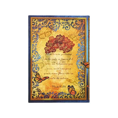 Paperblanks Тефтер Viva Frida, Midi, твърда корица, 72 листа