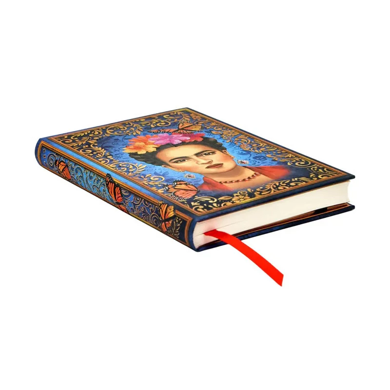 Paperblanks Тефтер Viva Frida, Mini, твърда корица, широки редове, 88 листа