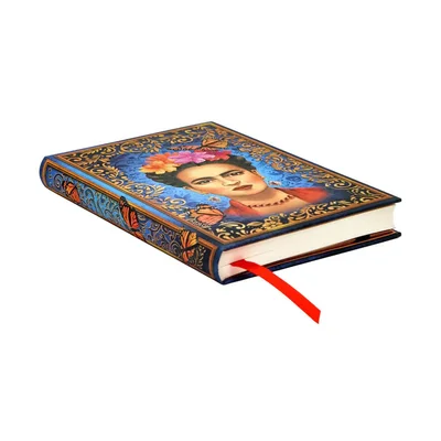 Paperblanks Тефтер Viva Frida, Mini, твърда корица, широки редове, 88 листа