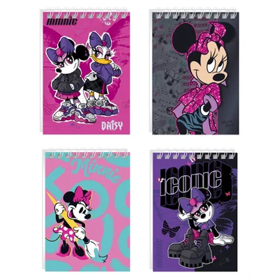 Пад за писане Best Buy, Minnie Mouse, А7, широки редове, офсетова хартия, 42 листа, асорти