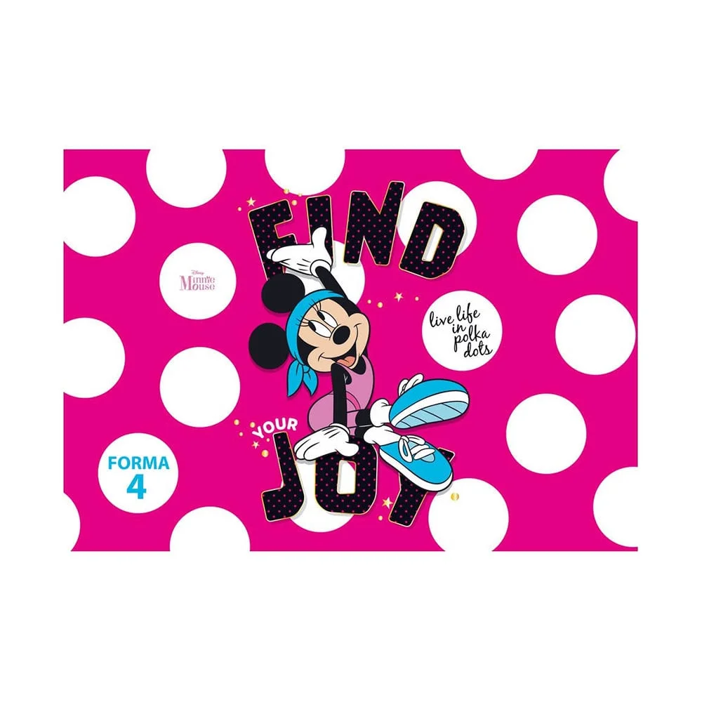 Скицник Best Buy, Minnie Mouse, N4, 10 листа, асорти