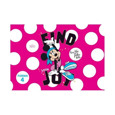 Скицник Best Buy, Minnie Mouse, N4, 10 листа, асорти