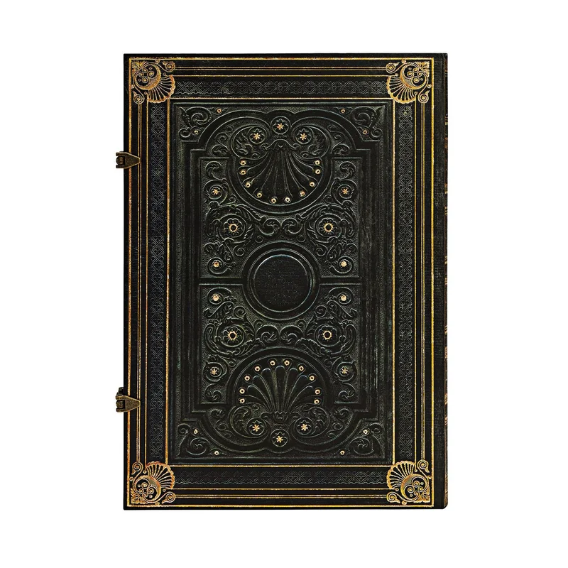 Paperblanks Тефтер Nocturnelle, Grande, широки редове, твърда корица, 120 листа