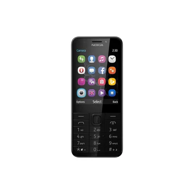 Мобилен телефон Nokia 230, Dual SIM, 16 MB, 2.8'', тъмносив, TFT