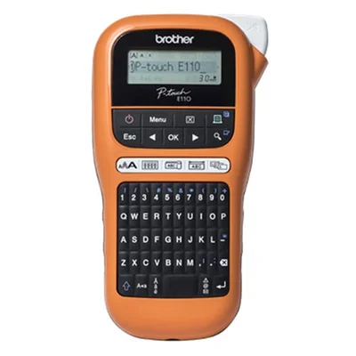 Принтер за етикети Brother PT-E110VP, максимална широчина на етикета 12 mm