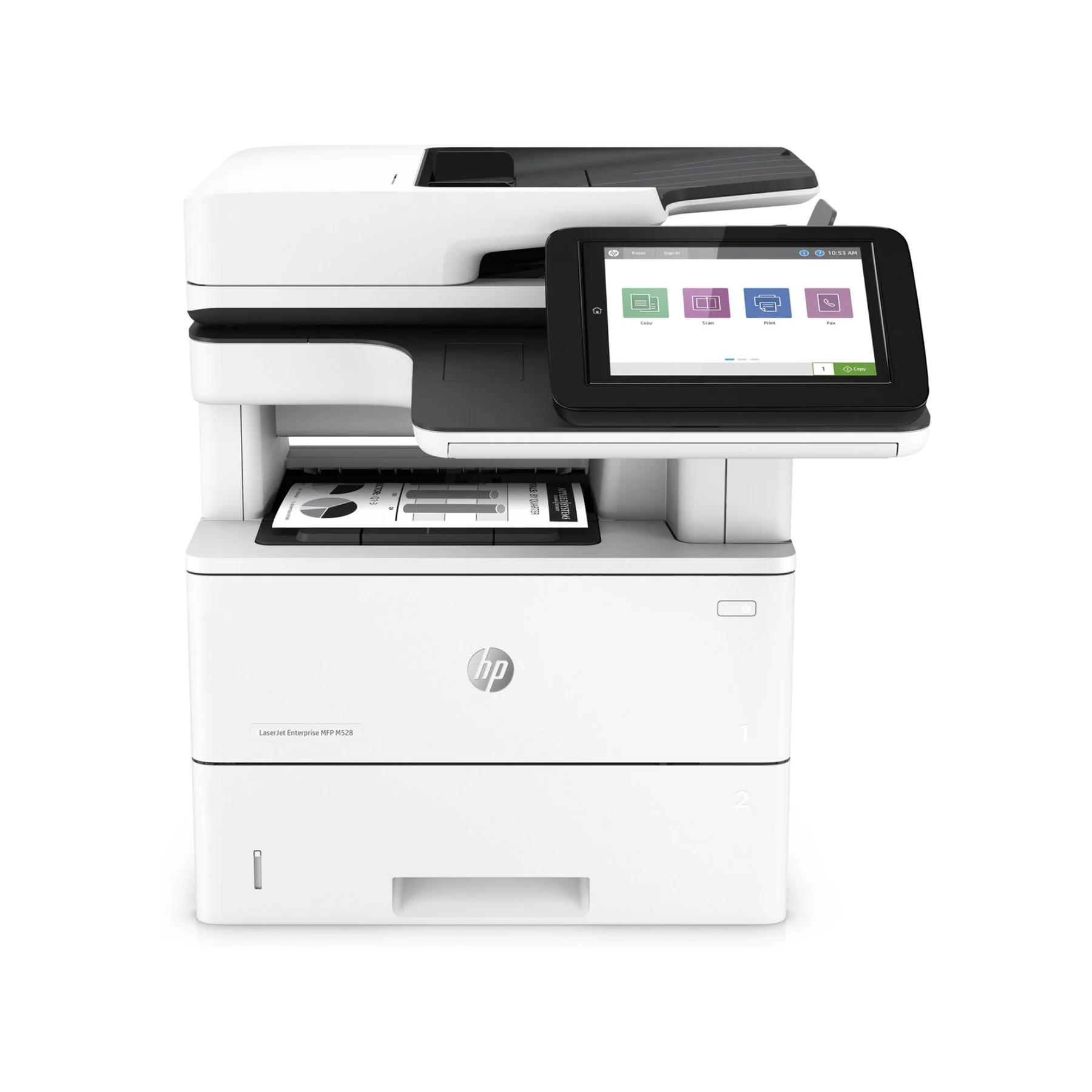 Лазерно мултифункционално устройство HP LaserJet Enterprise MFP M528dn, 3 в 1, A4