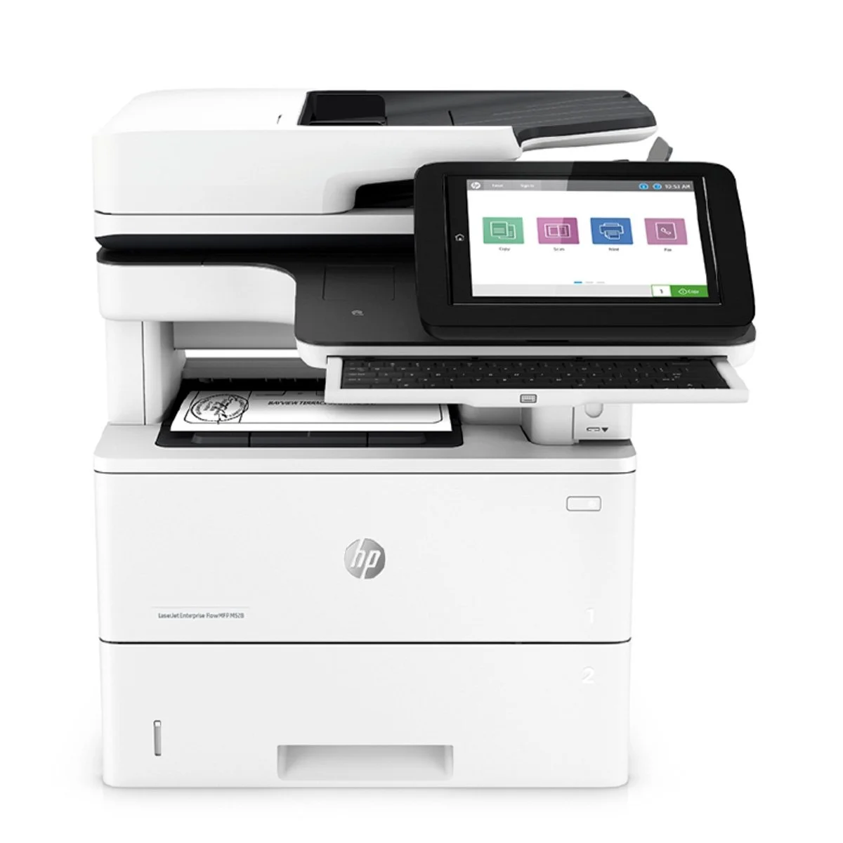 Лазерно мултифункционално устройство HP LaserJet Enterprise MFP M528f, 4 в 1, A4
