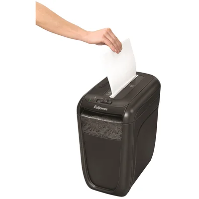 Шредер за унищожаване на документи Fellowes Powershred 60CS, Cross-Cut, 22 L, P-4, време за почивка 30 мин, за 1 потребител