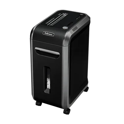 Шредер за унищожаване на документи Fellowes Powershred 99Ci, 100% Jam Proof, Cross-Cut, 34 L, P-4, време за работа 30 мин, време за почивка 40 мин