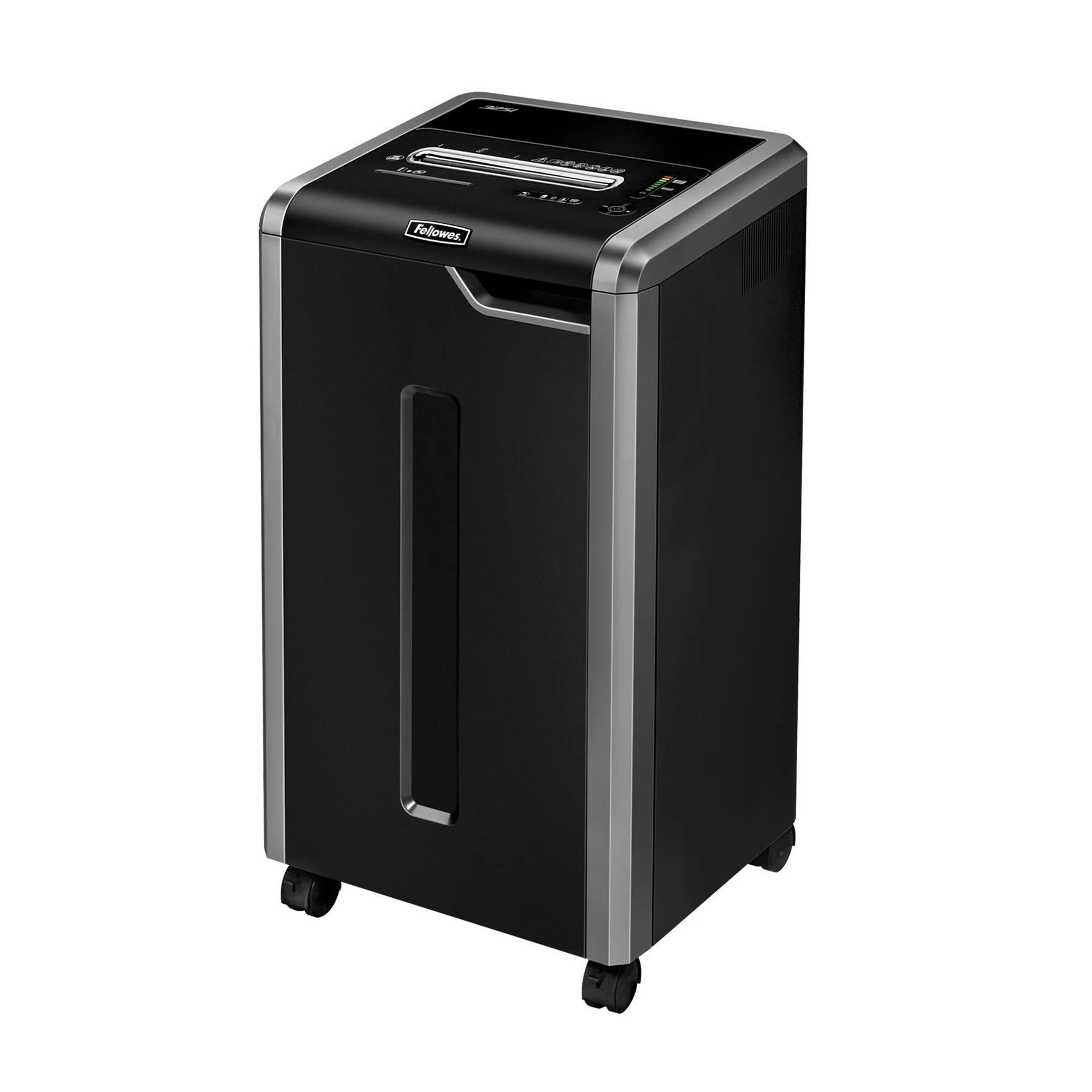 Шредер за унищожаване на документи Fellowes Powershred 325Ci, 100% Jam Proof, Cross-Cut, 83 L, P-4, време за работа 60 мин