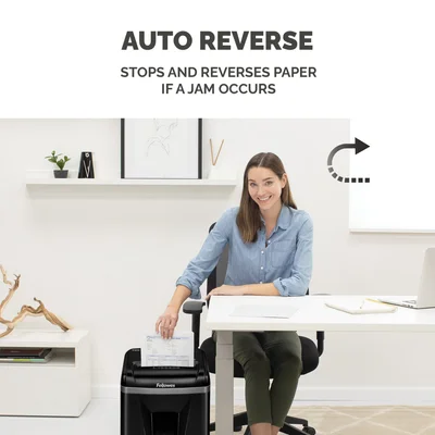 Шредер за унищожаване на документи Fellowes 450M, Micro-Cut, 22 L, P-5, време за работа 10 мин