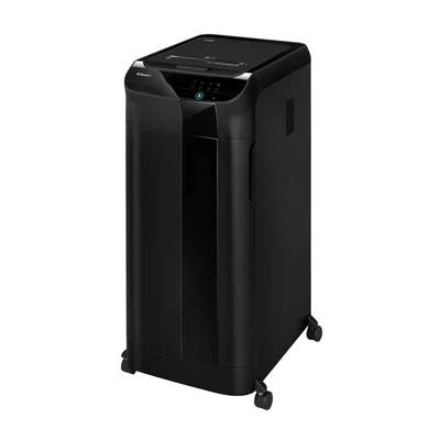 Шредер за унищожаване на документи Fellowes Automax 550C, P-4, обем на коша 83 L, Cross-Cut