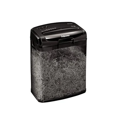 Шредер за унищожаване на документи M-7CМ Fellowes, Cross-Cut, 13 L, P-4, време за работа 5 мин, време за почивка 30 мин