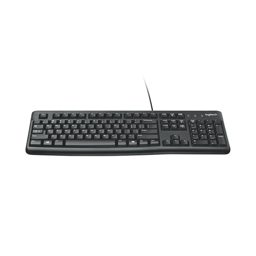 Клавиатура Logitech K120, USB, с кабел 1.5 m, черна