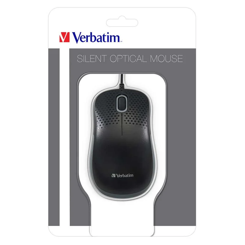 Мишка Verbatim Silent, USB, черна