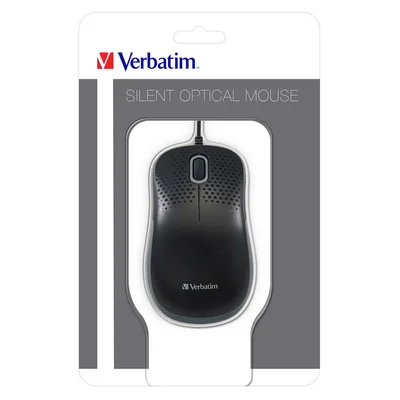Мишка Verbatim Silent, USB, черна