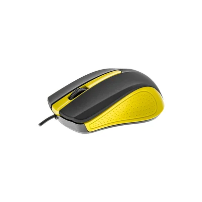 Мишка Yenkee 1015YW, оптична, USB, с кабел, 3 бутона, жълта