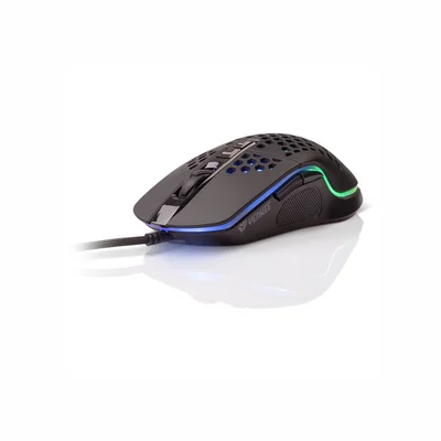 Мишка Yenkee Shotgun 3030BK, геймърска, 6400 dpi, USB, черна